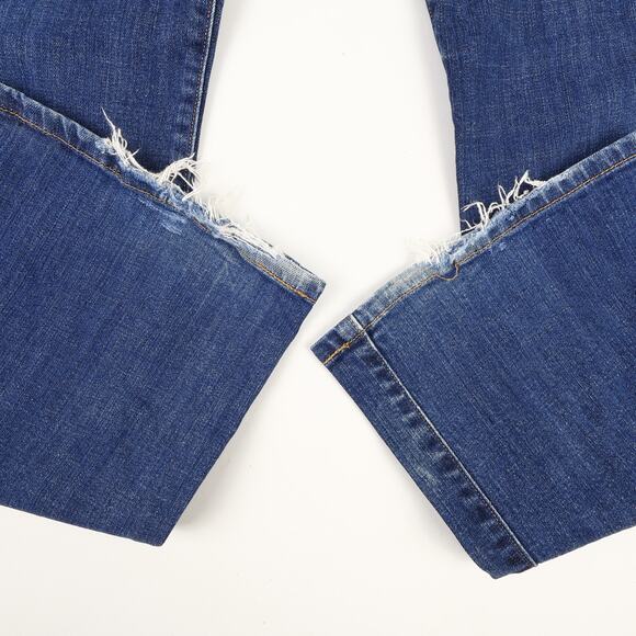 Lot of 2 Levi Womens 12 M Low Boot Cut 545 Jeans *READ* Y2K Distressed - Picture 7 of 16